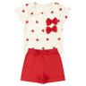 conjunto infantil feminino suplex sublimadomoletinho coracoes moda love
