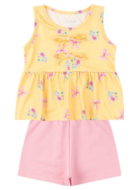conjunto infantil feminino suplex sublimadomoletinho pretty girl moda love