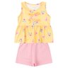 conjunto infantil feminino suplex sublimadomoletinho pretty girl moda love