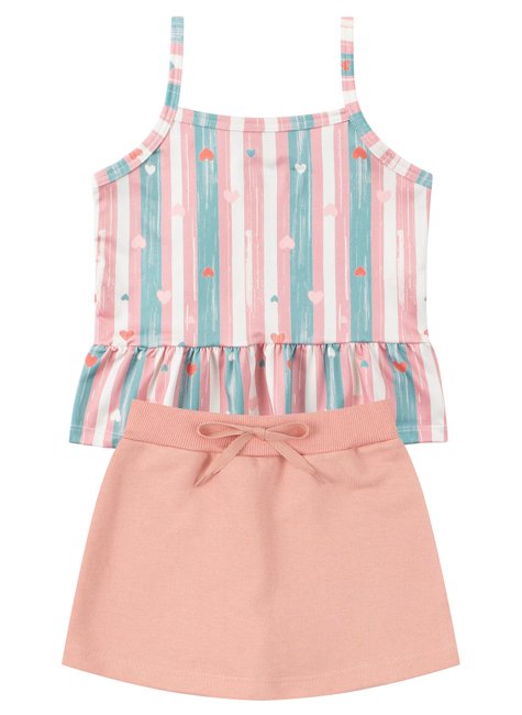 conjunto infantil feminino suplex sublimadomoletinho charme menina doce
