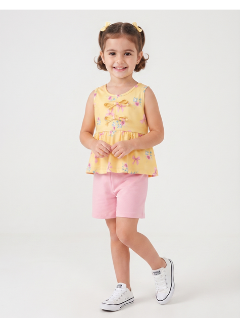 conjunto infantil feminino suplex sublimadomoletinho pretty girl moda love