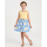 vestido infantil feminino meia malhasuplex sublimado flores menina doce 2