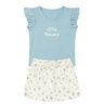 conjunto infantil feminino meia malhasuplex sublimado little flowers moda love