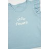 conjunto infantil feminino meia malhasuplex sublimado little flowers moda love 4