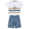 conjunto infantil masculino meia malhamoletinho vacations moda love