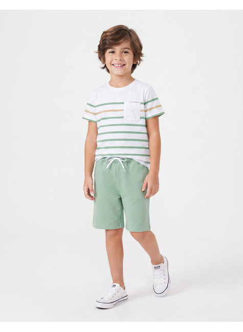 conjunto infantil masculino meia malhamoletinho listras moda love 2