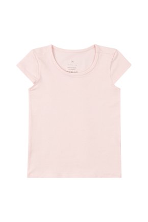 Blusa Baby Look Cotton Com Glitter Infantil Feminino Charme - Moda Love