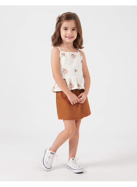 conjunto infantil feminino suplex sublimadomoletinho florzinhas menina doce
