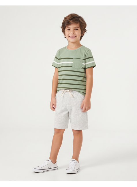 conjunto infantil masculino meia malhamoletinho listras moda love 3