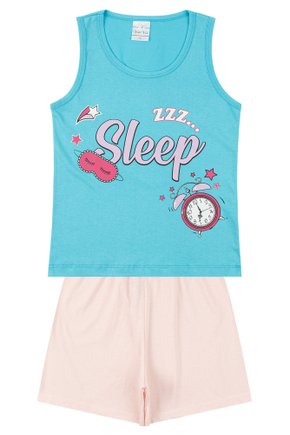 Pijama Juvenil Feminino Meia Malha Sleep - Primo's Gueda