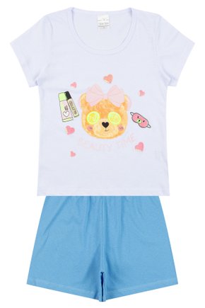 Pijama Juvenil Feminino Meia Malha Beauty Time - Primo's Gueda