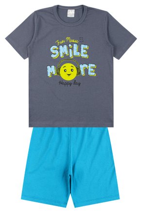 Pijama Juvenil Masculino Meia Malha Smile More - Primo's Gueda