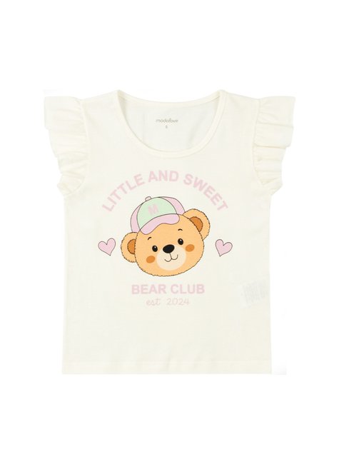 conjunto infantil feminino meia malhamoletinho bear club moda love 7