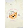 conjunto infantil feminino meia malhamoletinho bear club moda love 9