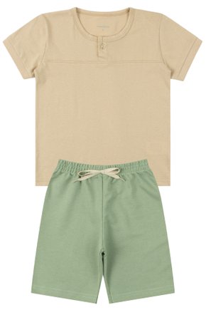 Conjunto Infantil Masculino Meia Malha/Moletinho Estilo - Moda Love
