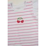 conjunto infantil feminino meia malhamoletinho cerejas moda love 9