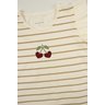 conjunto infantil feminino meia malhamoletinho cerejas moda love 14